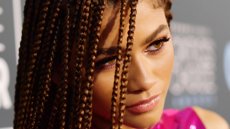 Zendaya with braids