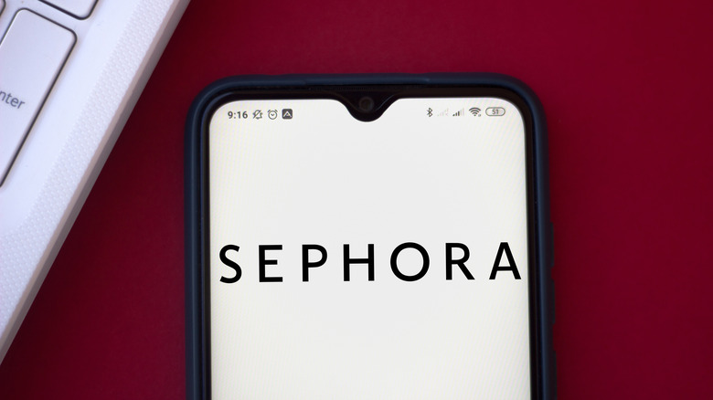 Sephora on a phone screen