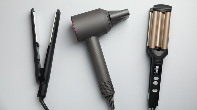 Heat styling hair tools 