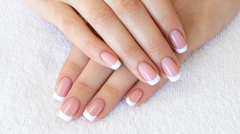 white French manicure