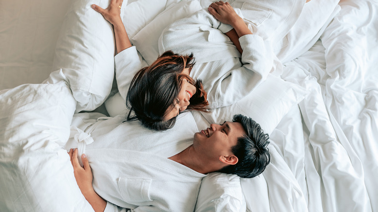 Couple in bed