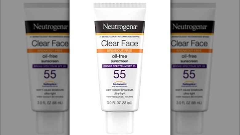 Neutrogena Clear Face Liquid Lotion Sunscreen