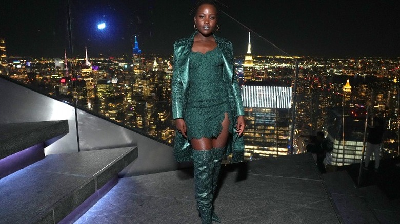 Lupita Nyong'o at the NYC screening of "Black Panther: Wakanda Forever"