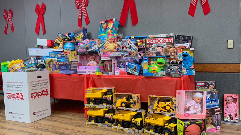 Toy donations gathered for Toys for Tots