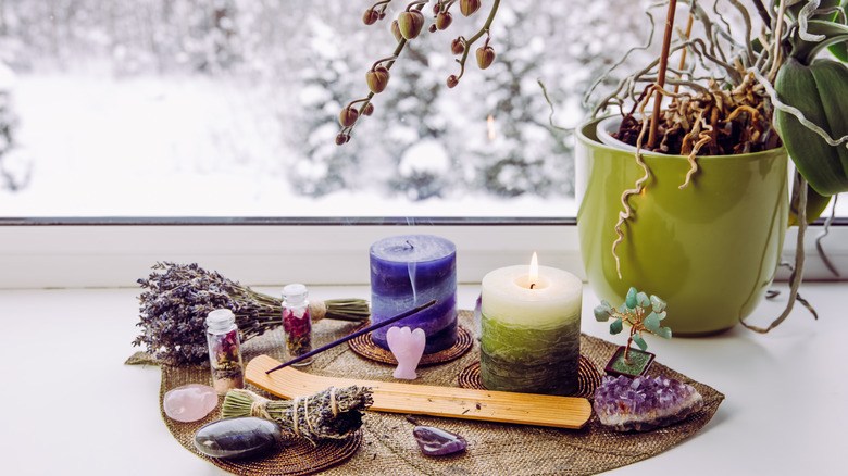 Amethyst altar