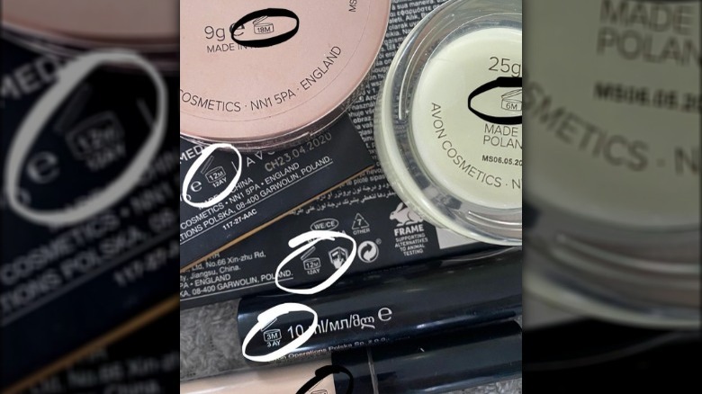 Makeup expiration dates