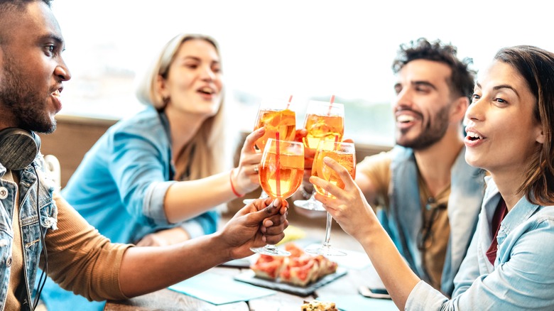 people enjoying beverages