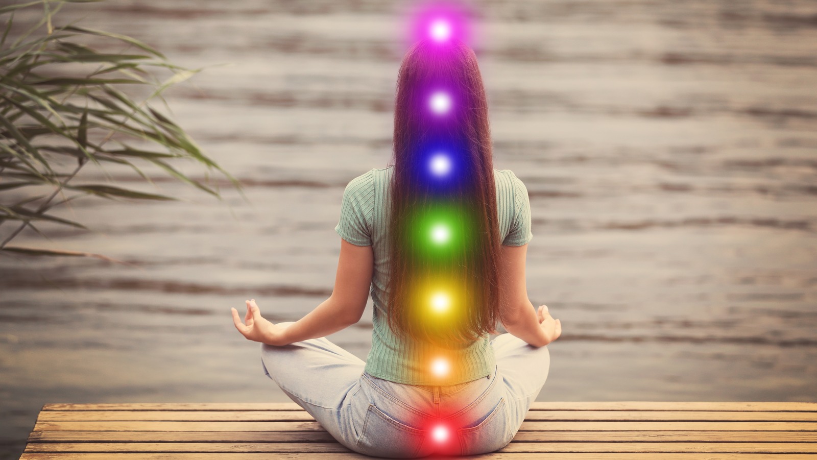  HealthyLine Rainbow Chakra Mat - Enhanced Reiki, Yoga