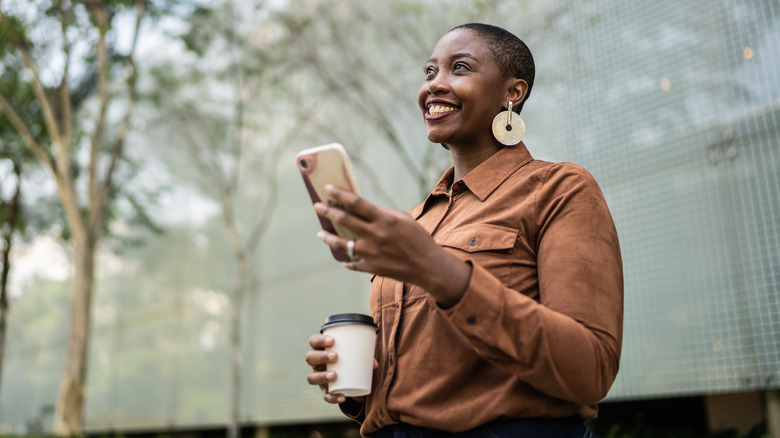 Smiling woman