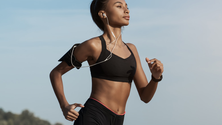 Woman jogging