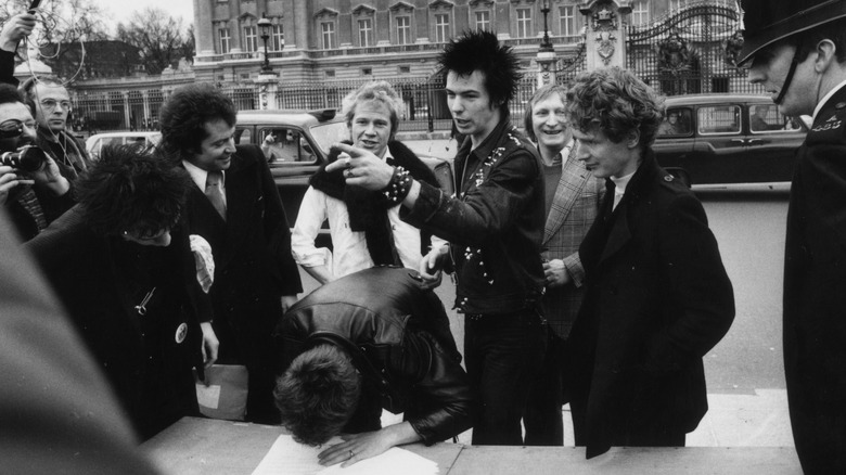 Malcolm McLaren with Sex Pistols