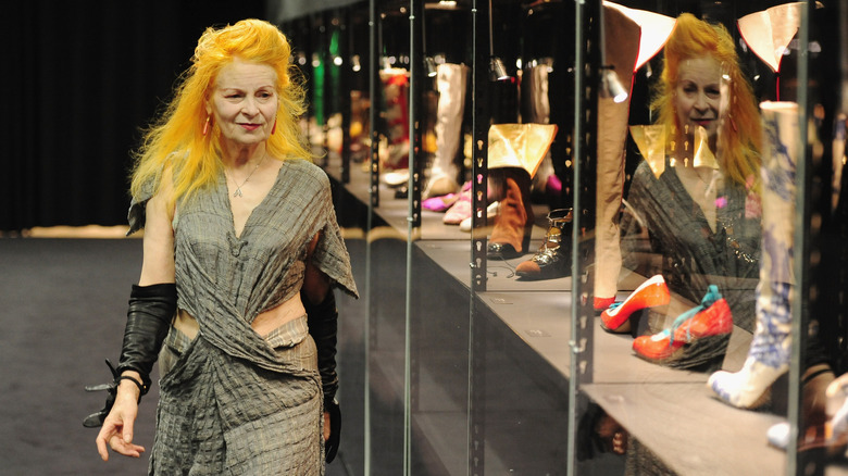 Vivienne Westwood walking