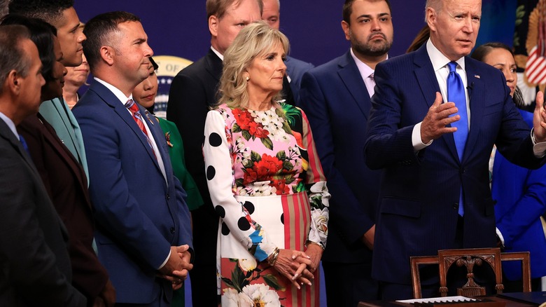 Jill Biden at signing of National Pulse Memorial