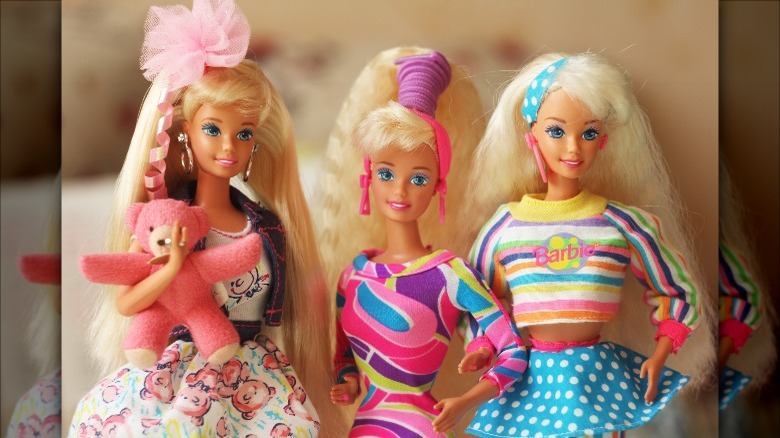 Totally Hair Barbie doll with friends