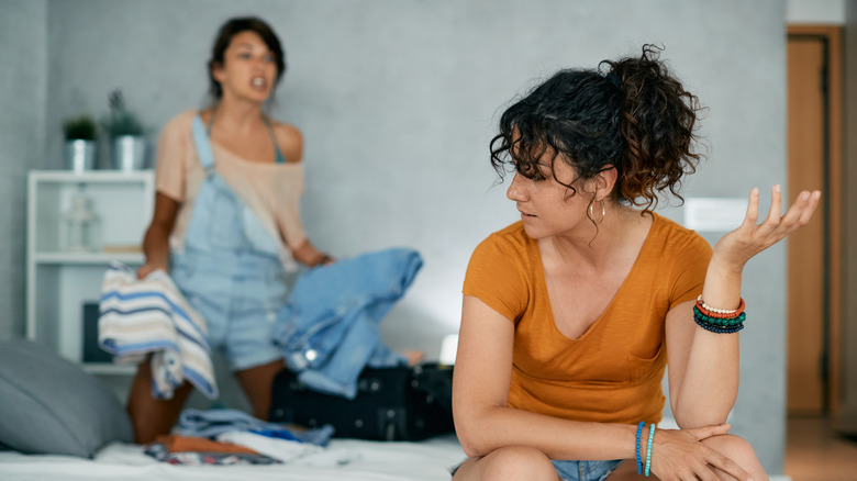 two women during an argument