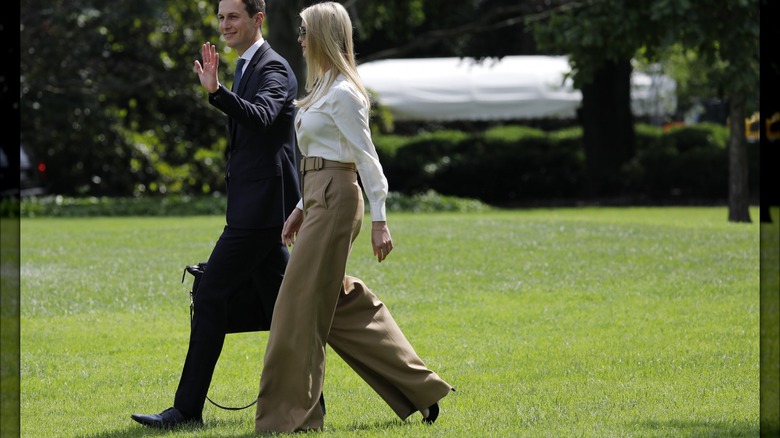 Ivanka Trump wearing long trousers