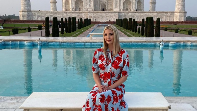 Ivanka Trump at Taj Mahal