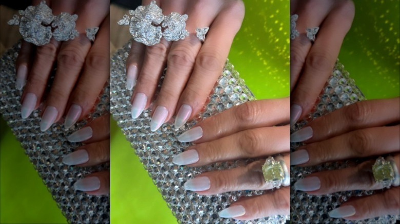 Jennifer Lopez's fantasy french manicure