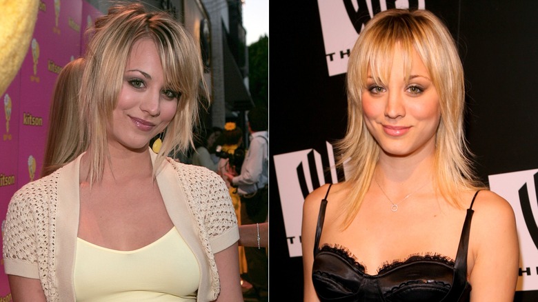 Kaley Cuoco in the early 2000s