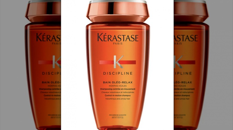 bottle of Kerastase shampoo