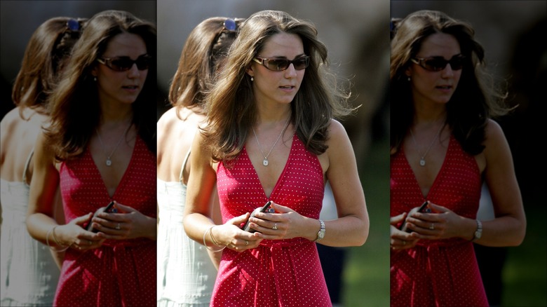 Kate Middleton in red dress
