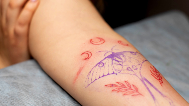 pastel tattoo