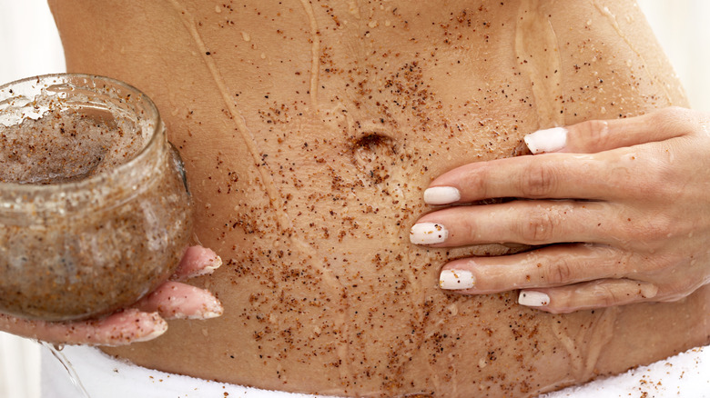 female exfoliating body