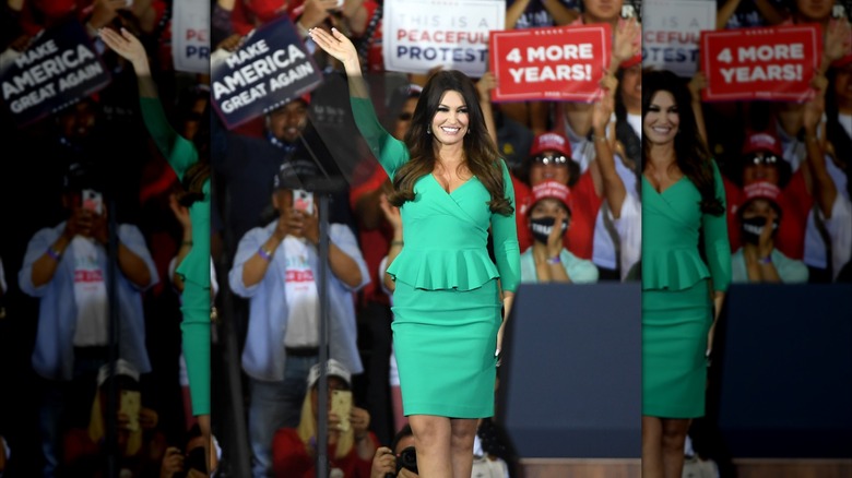 Kimberly Guilfoyle at a campaign event for U.S. President Donald Trump in 2020.