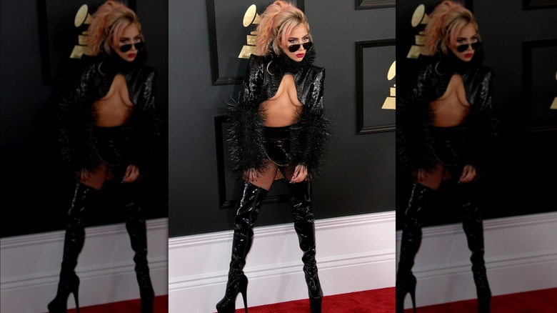 Lady Gaga in latex