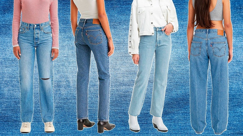 Girls In Levi's  Levi jeans women, Jeans outfit women, Levi jeans