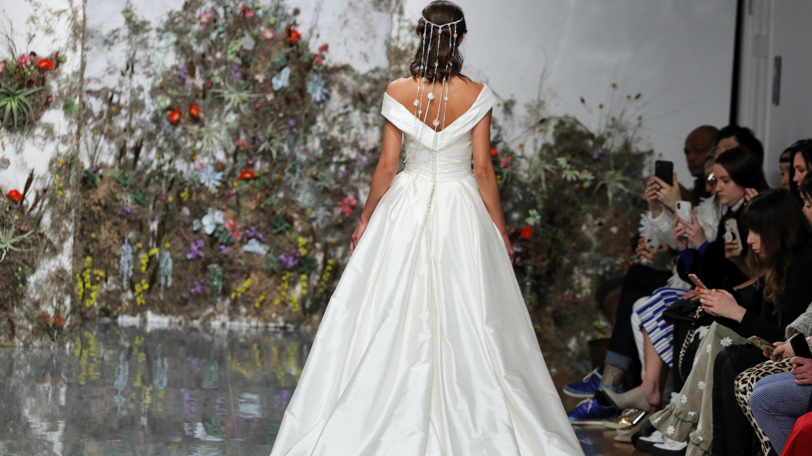 Liquid Organza Wedding Dresses Are Bringing The Wet Trend To Bridal