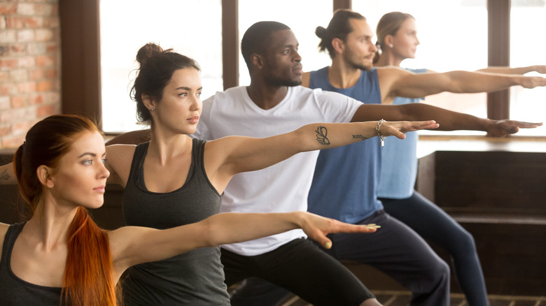 group yoga