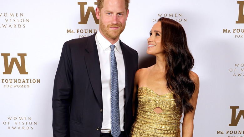 Meghan and Harry at the Women of Vision Awards