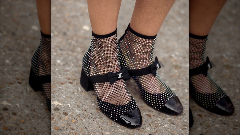 mesh booties