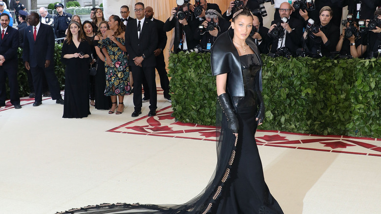 Bella Hadid Met Gala black dress