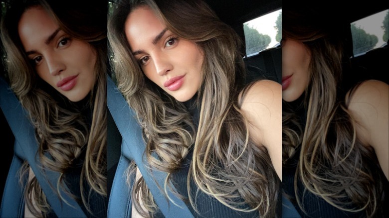 Eiza Gonzalez taking selfie