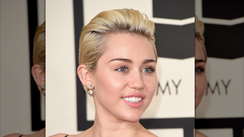 Miley Cyrus at the 2015 Grammys