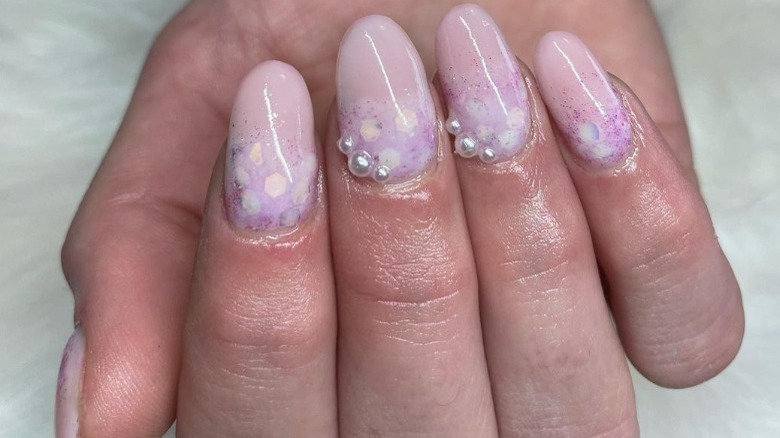 pearlcore milk bath nails