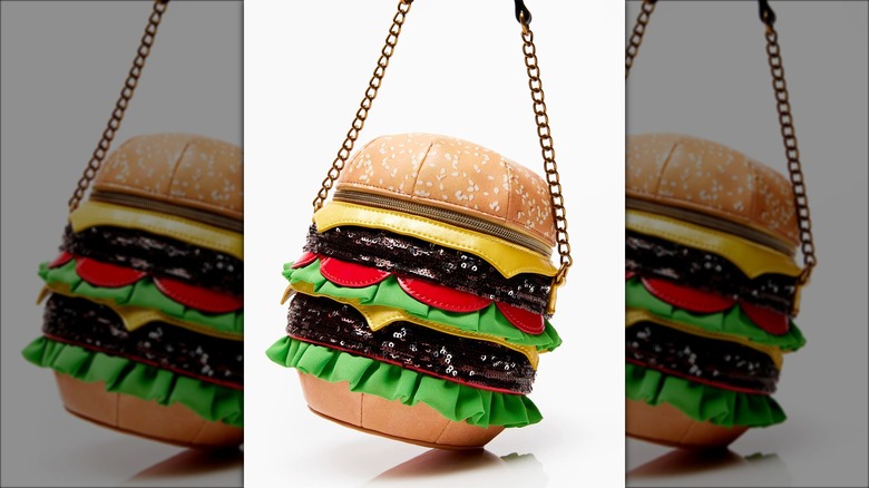 hamburger novelty bag
