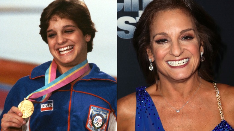 Mary Lou Retton in 1984 and 2018