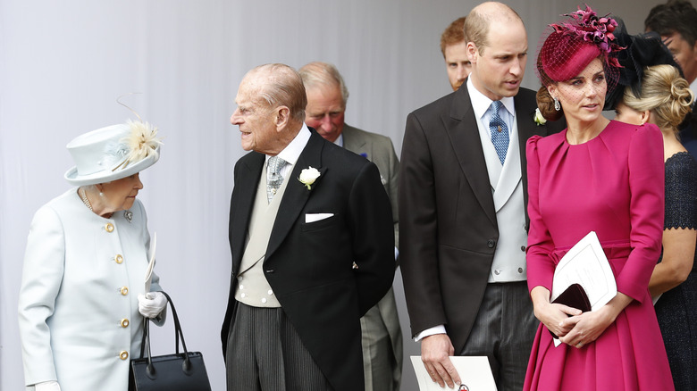 Kate, William at Eugenie's wedding