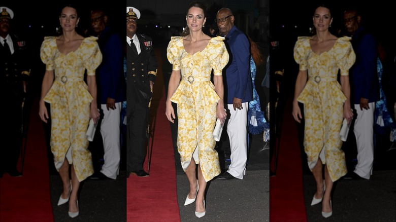 Kate Middleton in yellow dress