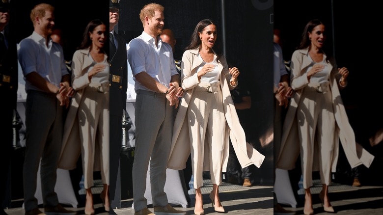 Meghan Markle with Prince Harry