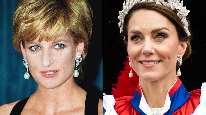 Princess Diana and Kate Middleton's earrings