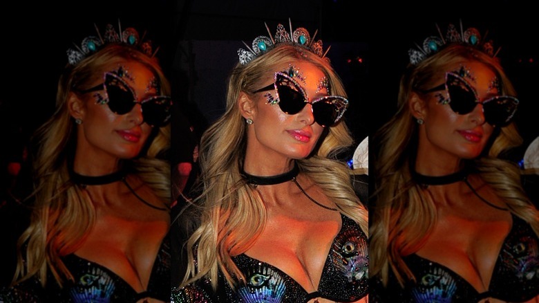 Paris Hilton bra top