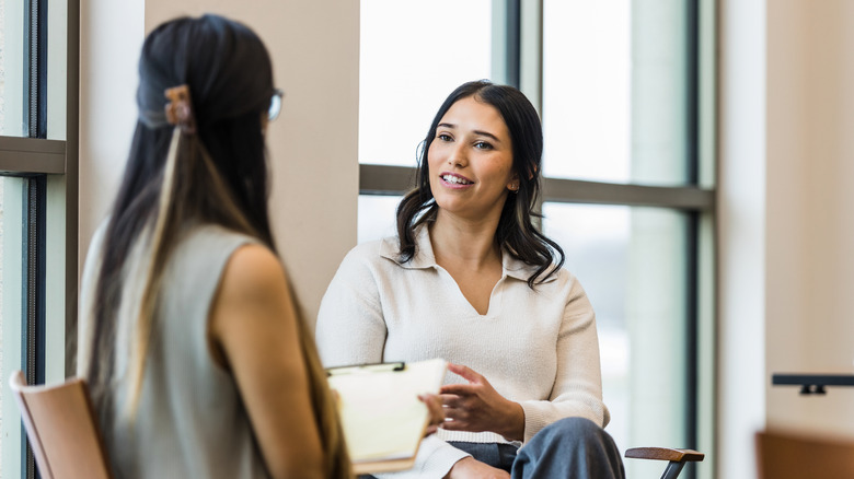 woman in therapy