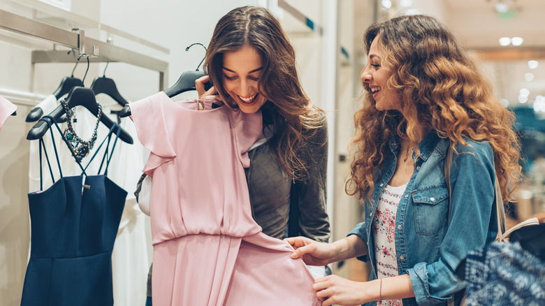 Women shopping