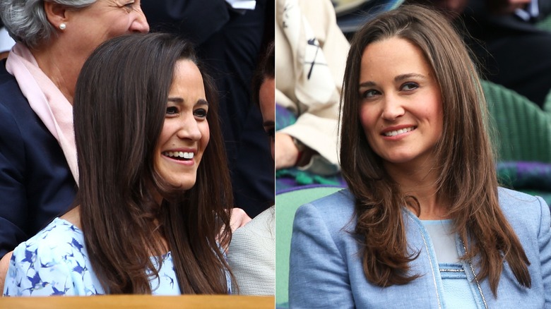 Pippa Middleton layered hair