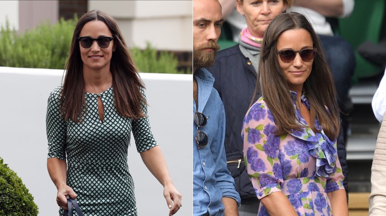 Pippa Middleton straight hair