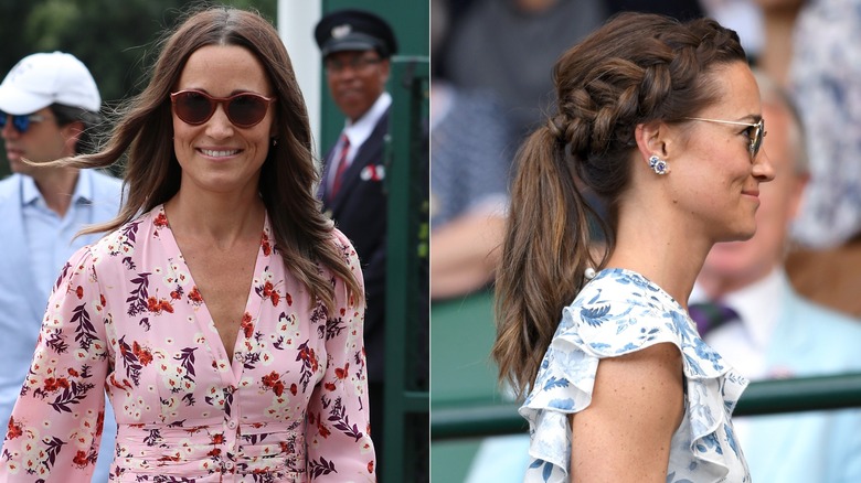 Pippa Middleton waves and braids